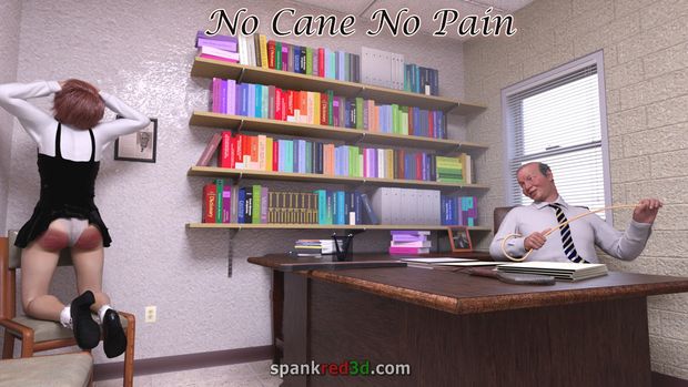 Caned red stinging bare bottom in the corner
