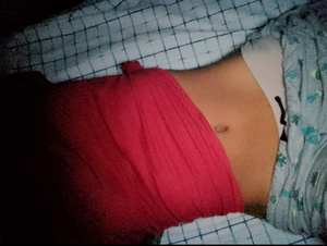 I show you a selfie of my cute latina body