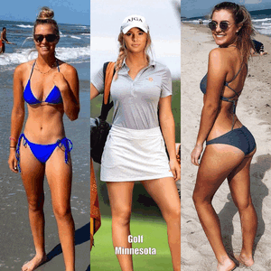 Fine Co-ed great in a tight shirt and short skirt and much less!