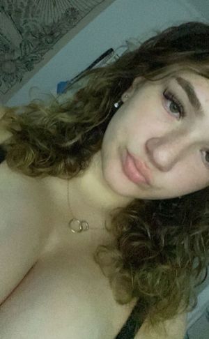 MacKenzie showing off the goods close up