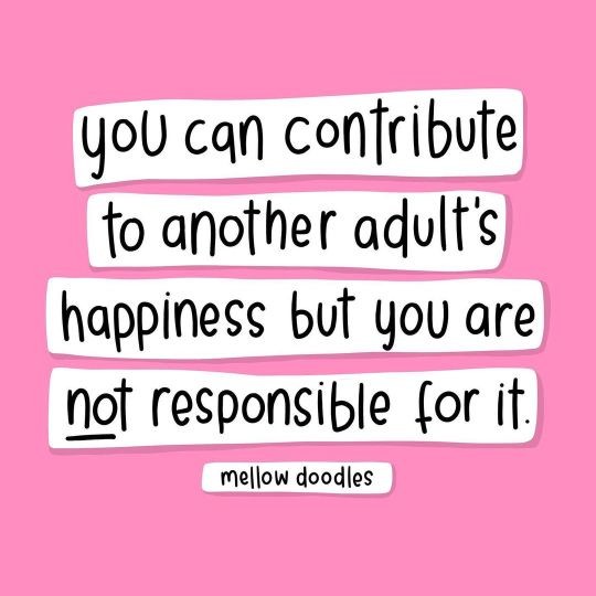 And they are not responsible for yours, either.
