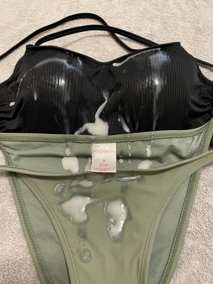 Cum on bikini set