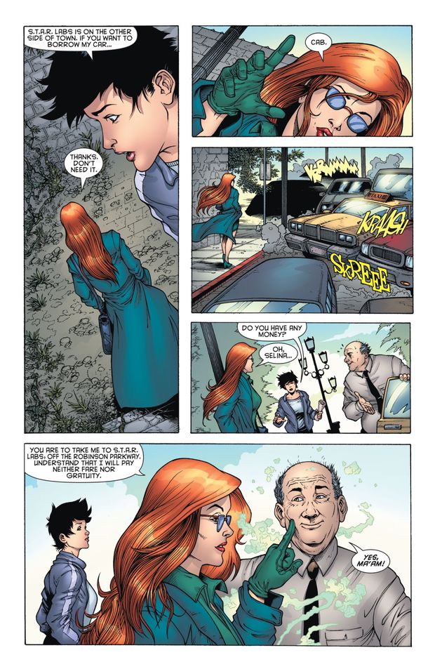 Poison Ivy calls herself a cab
