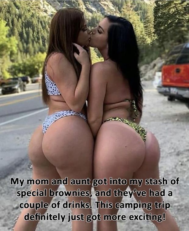 mom and aunt