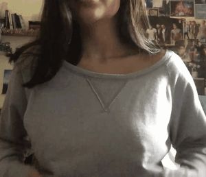 cutie show her censored boobs