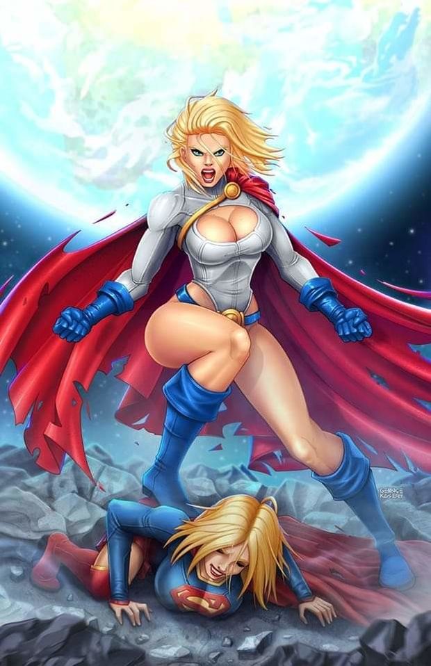Supergirl Vs Powergirl