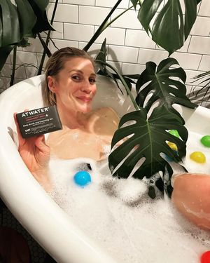 Katee Sackhoff Bathtub Instagram 2023 II