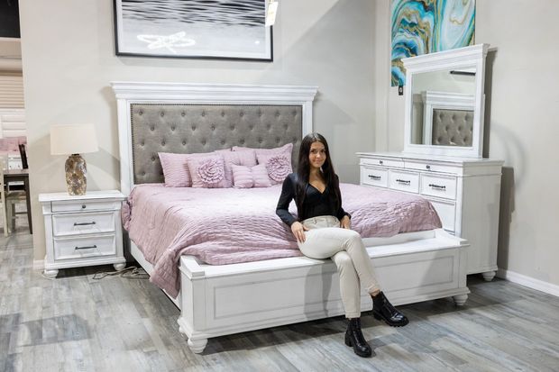 "I know I am supposed to be selling these beds...but I just can't stay off them"