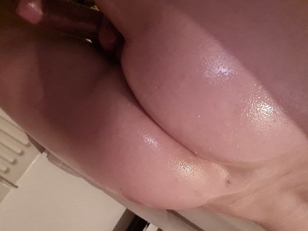 My ass oiled up with a surprise guess.