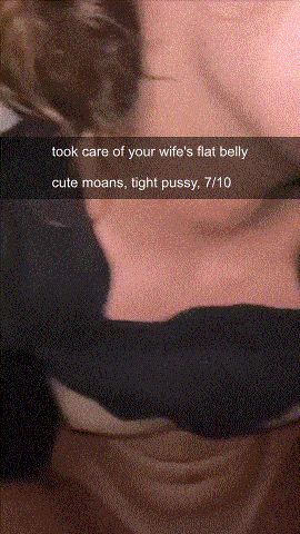 Your wife went out and got blackout drunk last night