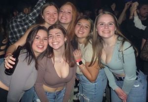 Big ol selfie in the club