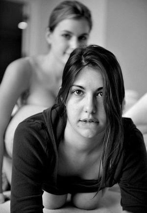 What's she doing back there?