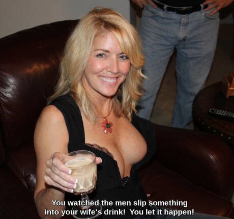 A little extra in her drink, makes for a good time.