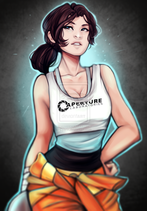 Chell portal 2