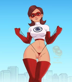 Superhero MILF Helen Parr
