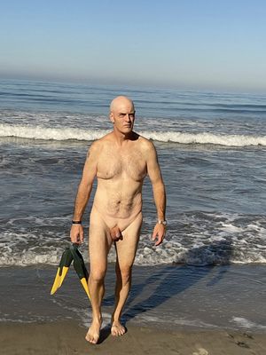 Black's Beach Bodysurfing Naked