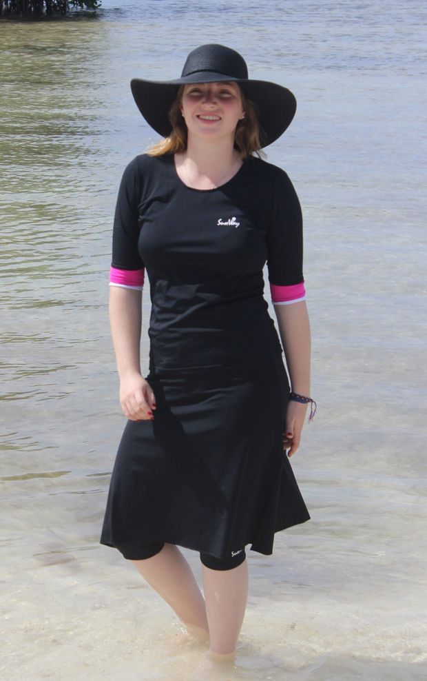 Acceptable Christian GirI Swimsuit