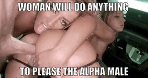 Even sucking ALPHA COCK straight out from another gir!'s asshole
