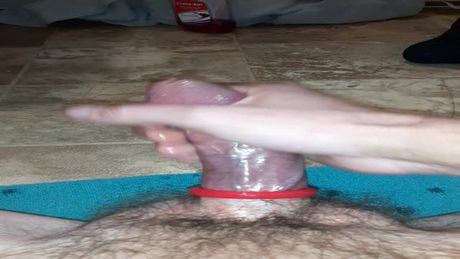 Cock Ring! Cumshot