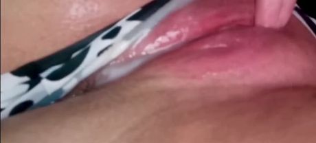 playing with is clitoris