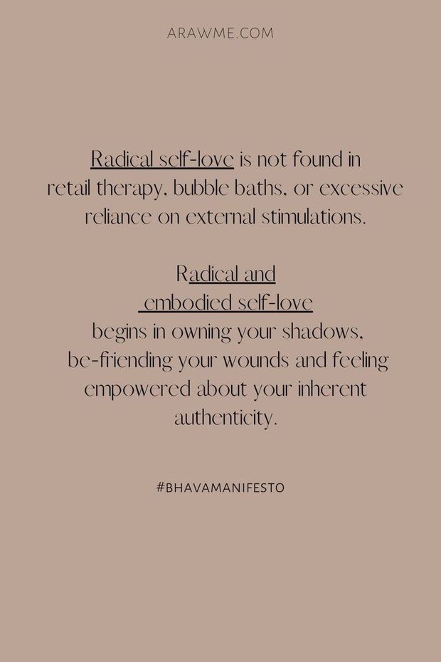 radical self love