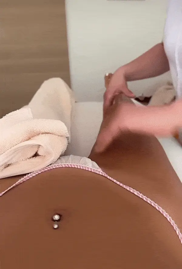 Your asian gf getting a massage before getting fucked