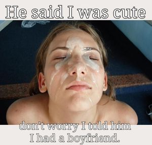 I told him I have a boyfriend.