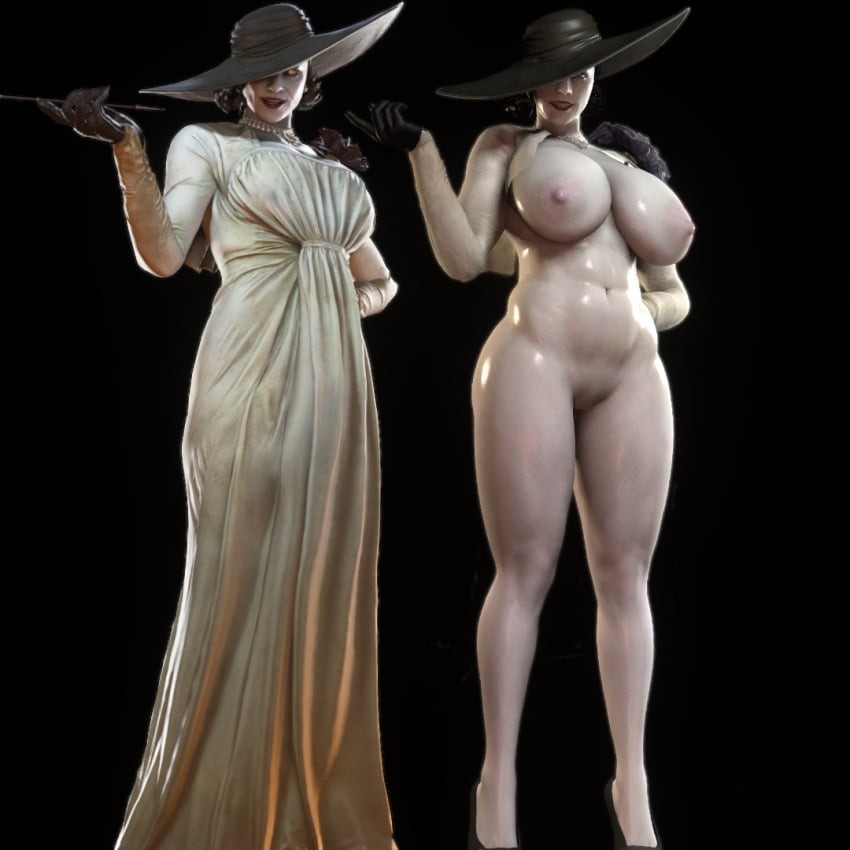 Dressed and undressed Alcina Dimitrescu