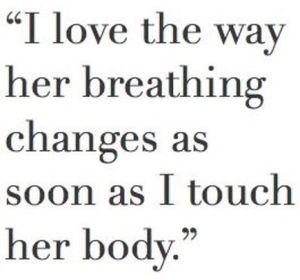 Love the way her breathing changes