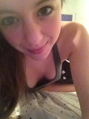 Taking my picture on the bed