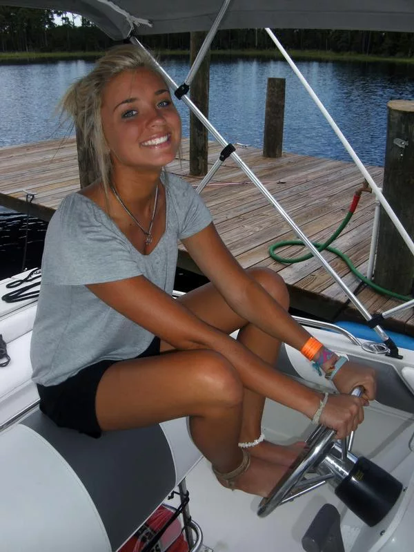 Taking the boat out for a while. Are you coming with me?