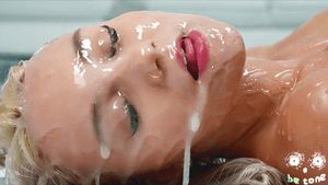 What a good creamy shower !