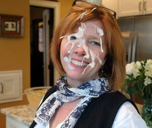 milf redhead bukkake