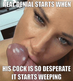 Wait for signs of his desperation