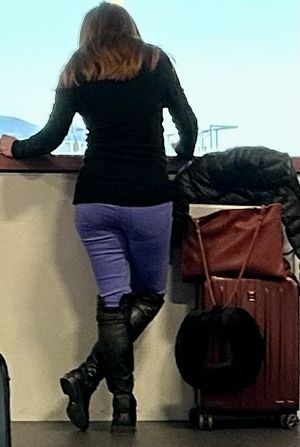 Fine asses out and about