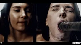 Getting a tentacle blowjob on HENTAIED