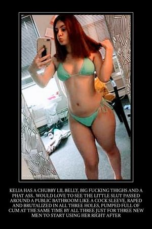 Slutty lil Spic teenslut Keila Marie captioned