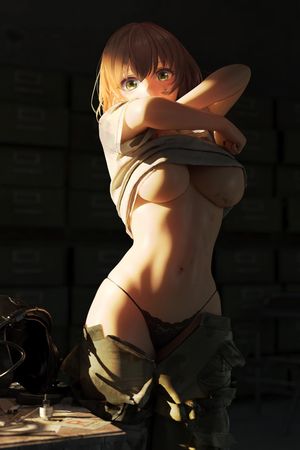 Soldier big boobs