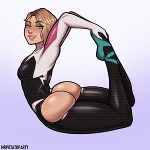 Spidergwen again by MrPotatoParty