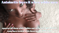 With the power of here tits she's reducing the white man population