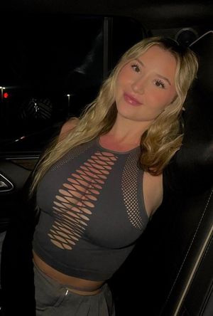 Claire big boobs mesh top