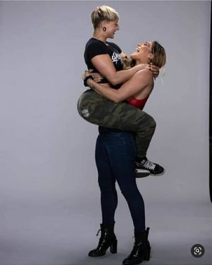 Rhea Ripley and Raquel Rodriguez