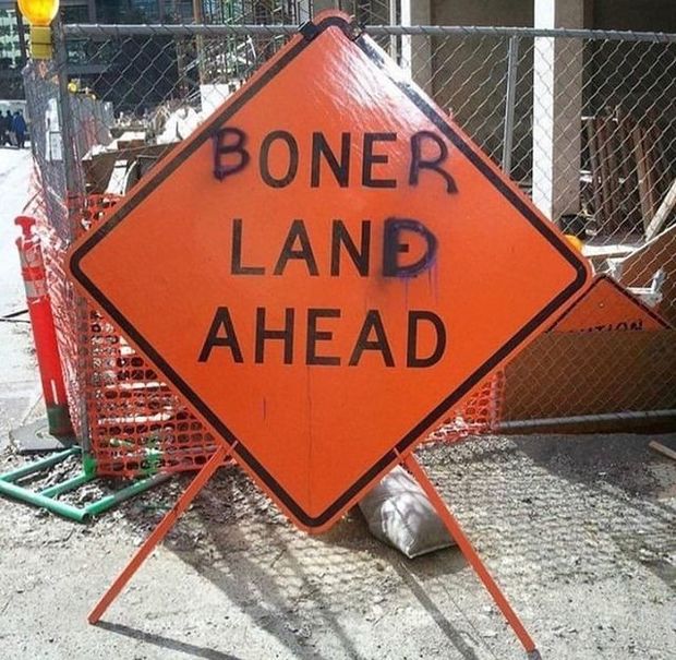 boner land ahead