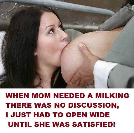 Moms milking