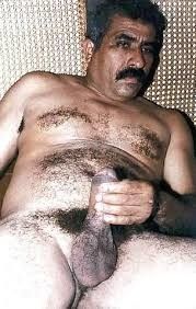 Mature Arab Daddy Strokes Thick Cock