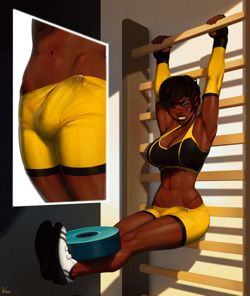 Hard workout