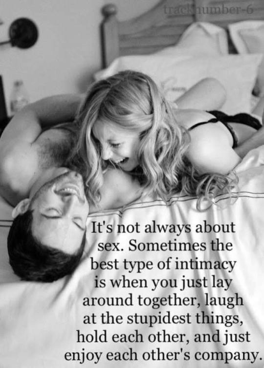 The only type of intimacy you get now apart from licking.