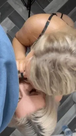Double Blowjob Goes To Cum
