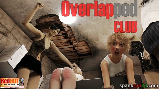 A very naughty bare bottom caning club called Overlapped