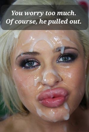 Duck face slut face glazed